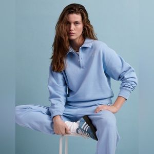 Sporty and Rich Blue Polo, size large